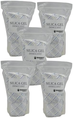 500 gram X 10 PK Silica Gel Desiccant Moisture Absorber -FDA Compliant Food Safe