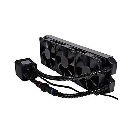 Alphacool 11286 Eisbaer 360 CPU - Black - All in One CPU-Wasserkühlung Sets und Systeme, 3x120mm Lüfter, Individuell über Schnellverschluss erweiterbar