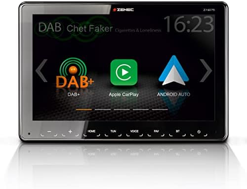 Zenec Z-N875 | 9' 1-DIN Infotainer mit GAA und CP Apple CarPlay und Google Android Auto