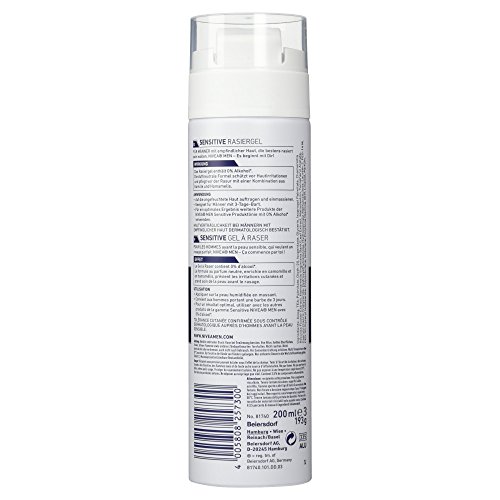 Nivea For Men Sensitive Soothing Shaving Gel 200ml - Image 3