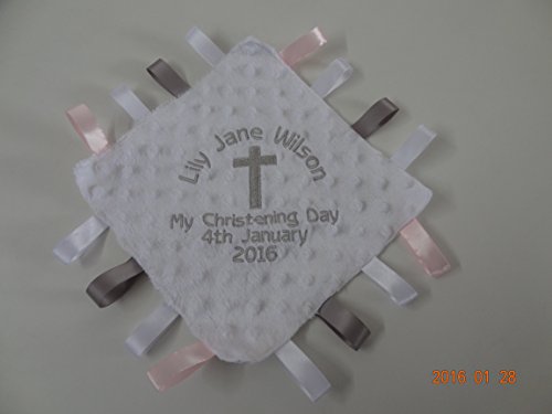 PERSONALISED CHRISTENING TAGGY - SUPER CUTE GIFT / KEEPSAKE