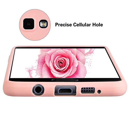 Funda Samsung A5 2016  CaseLover Ultra Delgado Suave TPU Carcasa para Samsung Galaxy A5 2016 A510  5 2 Pulgadas  Flexible Silicona Parachoques Gel Ara  azos Absorbente Resistante Goma Mate Opaco Amortigua Golpes Protectiva Caso con L  piz   ptico - Rosado