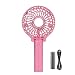 Produktbild PAPAKOO USB Ventilator Tragbarer Wiederaufladbar und Faltbar Ventilatoren PINK