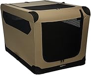 AmazonBasics Folding Soft Dog Crate for Crate-Trained Dogs, 36&
