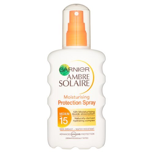 Garnier Ambre Solaire Suntan Moisturising Protection Spray Medium SPF 15, 200ml