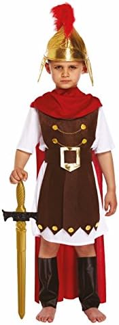 Glossy Look Boys Roman General Outfit Fancy Dress Book Day Costume Age 4-14 YRS Childrens