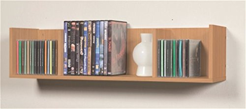 Wandbord Initial Wandregal Regal Ablage Medienregal Buche Dekor 75 cm breit