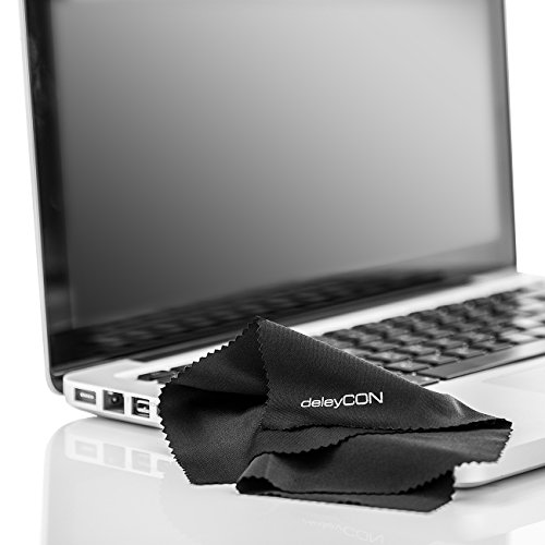 deleyCON PREMIUM Mikrofaser Reinigungstücher – 3 Stück – 19x20cm – Reinigung von Brillen, Kamera-Objektiven, Smartphones, Tablets, Displays - 7