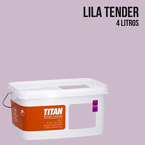 Pintura Colores Titan Edición Limitada - Lila Tender 4 L