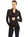 PattyBoutik Mama Cowl Neck Maternity Top (Black 12)