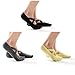 Produktbild VIWIV Damen Yoga Socken, 3 Paar rutschfeste, Hochwertige 5 Finger Zehensocken Und Strümpfe Für Dance Pilates Ballet Yoga Fitness Socken,B,1