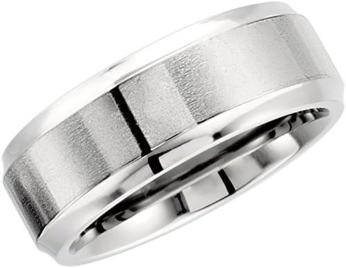 Titanium, Beveled Wedding Band (sz T)