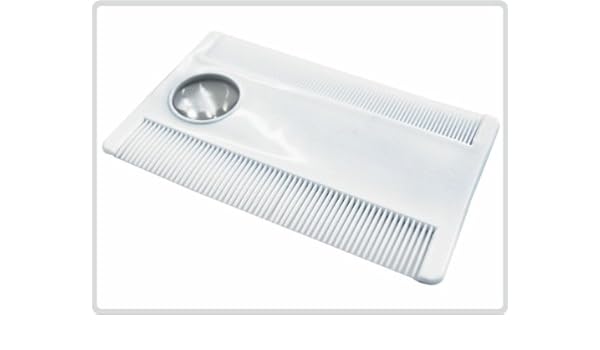 Nisse Comb With Magnifier Plastic Head Lice Comb Flea Comb Dog