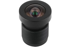 Waveshare M12 High Resolution Lens, Compatible with Raspberry Pi Camera M12.16MP, 105° FOV, 3.56 mm Focal Length