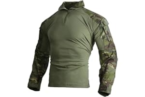 EMERSONGEAR Männer Taktik-Hemd, Gen3 Airsoft Kampfarmee Paintball Schnelltrocknender Langärmliger BDU-T-Shirt-Oberteil