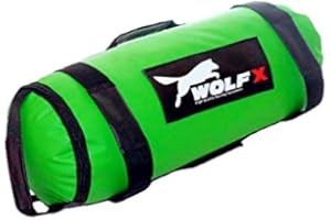 WOLFX 5-60kg Power Sand Bag Power Training Cross Fit Weight Liffting MMA filled (Green)