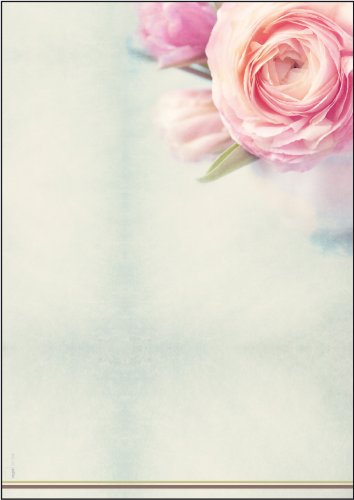 Sigel DP004 Motiv-Papier Rose Garden, A4, 50 Blatt - weitere Motive