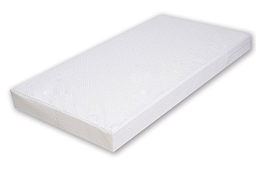 Preisvergleich Produktbild 4myBaby BESONDERE Schaumstoffmatratze mit TÜV ZERTIFIZIERT wie Kaltschaummatratze Kinderbettmatratze 10 Größen mit Reißverschluss (70x140-10cm)