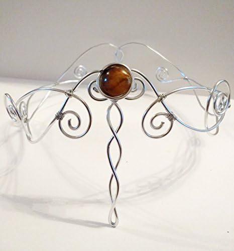 Tiare medieval crown adorned with a Tiger eye