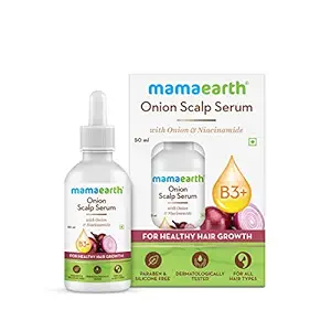 Mamaearth Onion Oil Scalp Serum with Onion Oil & Niacinamide for Healthy Hair Growth ? 50ml