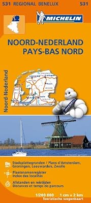 Carte Pays-Bas Nord Michelin
