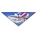Produktbild Gxdchfj Tropics Airplane Passenger Airplanes Flight Clouds Triangle Pet Scarf Dog Bandana Pet Collars for Dog Cat - Birthday
