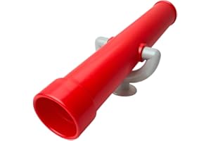 OTITU Jumelles pour Tour De Jeu, Accessoire De Maisonnette - Jumelles en Plastique - Jumelles pour Enfants pour Tours d'escalade Maisonnette Jouet pour Enfants Jardin Rouge et Gris
