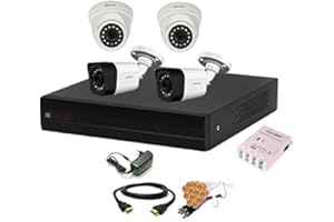 CP PLUS Wired 4 Channel HD DVR 1080p, Outdoor Camera 2.4 MP 2Pcs, Indoor Camera 2.4 MP 2Pcs Full Combo Set 1 41SvKJFt5SL. AC UL300 SR300,200