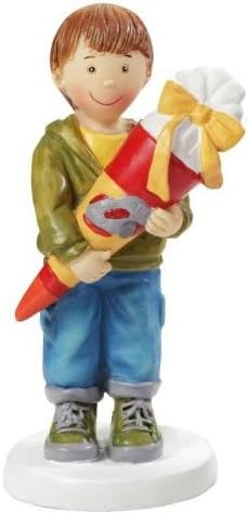 Boy with school cone 8.5 cm