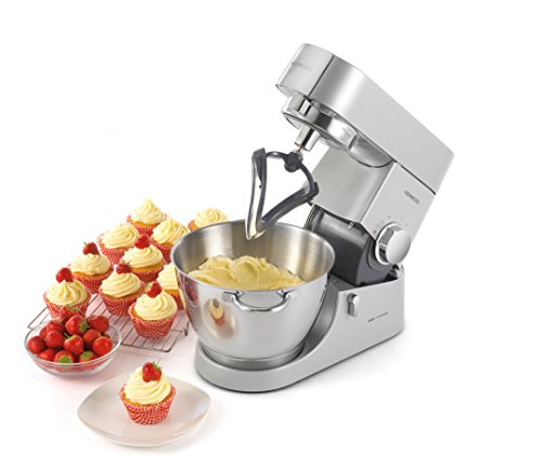 Kenwood Chef Titanium KMC050 Küchenmaschine, 1.400 W, 4,6 l Füllmenge, 4-teiliges Patisserie-Set, 1,6 l ThermoResist Glas-Mixaufsatz - 7