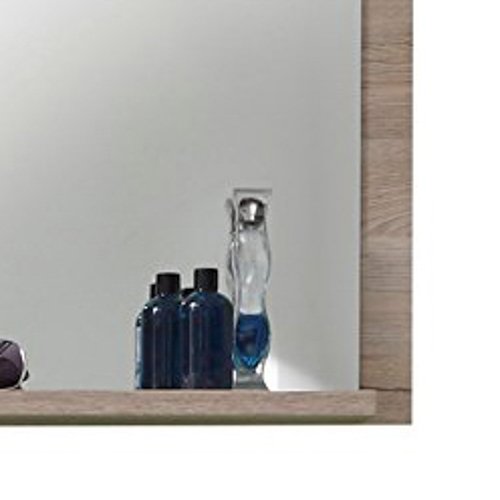 trendteam CS40190 Badezimmer Wandspiegel Eiche San Remo Nachbildung, BxHxT 60x75x15 cm, weiß - 3