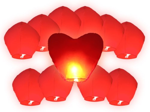 SKY LANTERN LANTERNA CINESE VOLANTE del CIELO 11 PZ MATRIMONIO FESTA NOZZO del cielo