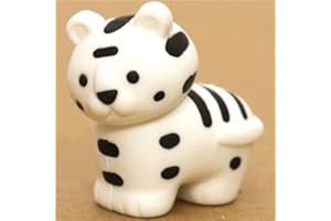 Gomme en forme de tigre blanc, par Iwako, Japon