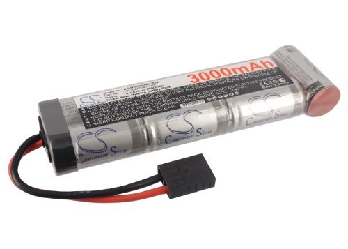 Battery2go 7 cells Ni-MH 8.4V 3000mAh Battery fit to RC Cars (Traxxas) by Battery2go