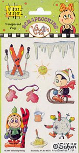 Preisvergleich Produktbild Glittersticker Skiurlaub SA 953057