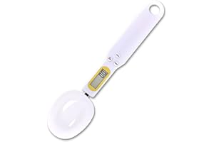 Mobxpar Löffelwaage digitale Küchenwaage mit 0,1-g-genauer Teilung und 500 g Tragkraft, Löffelwaage für kleinste Mengen, Feinwaage für Baby Milchpulver Flüssigkeit Gewürze Pulver