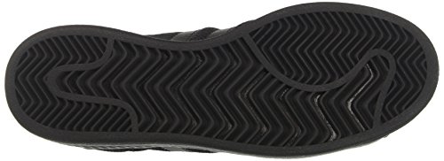 adidas Herren Superstar Bounce Basketballschuhe, Schwarz (Cblack/Cblack/Cblack), 43 1/3 EU -