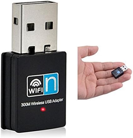 IIEasy [2015 Hi-Speed Edition] USB 2.0 Wireless Wifi Dongle Adapter - 300Mbps Hi-speed Fully Compatible USB Wifi Adapter for Raspberry Pi Windows Linux OS WK301