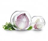 2 Frischhaltekugeln Frischhaltedosen Aufbewahrung Dosen...