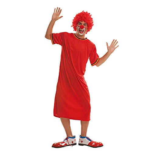 My Other Me Me-200557 Disfraz de payaso para hombre, Color rojo, M-L (Viving Costumes 200557