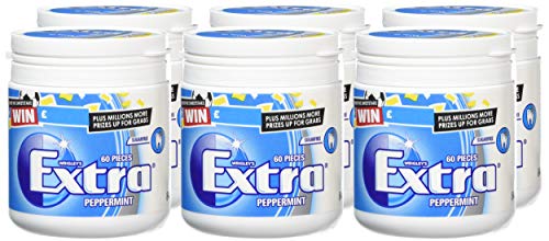 Wrigley's Extra Peppermint Sugarfree Gum 60 Pieces (Pack of 6) Wrigley's Extra Peppermint Sugarfree Gum 60 Pieces (Pack of 6) - Image 2