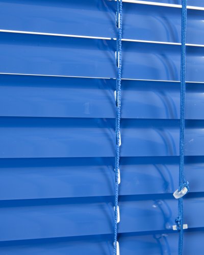 Jalousie Aluminium , ALU Plissee Jalusie Schalusie , klemmträger , 25 mm Lamellen , blau, 80cm x 180cm,VH5435 - 4