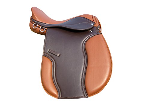 GENERAL-PURPOSE-SYNTHETIC-HALFLINGER-SADDLE-WIDE-FIT-BROWNTAN-COLOR-SIZE-17