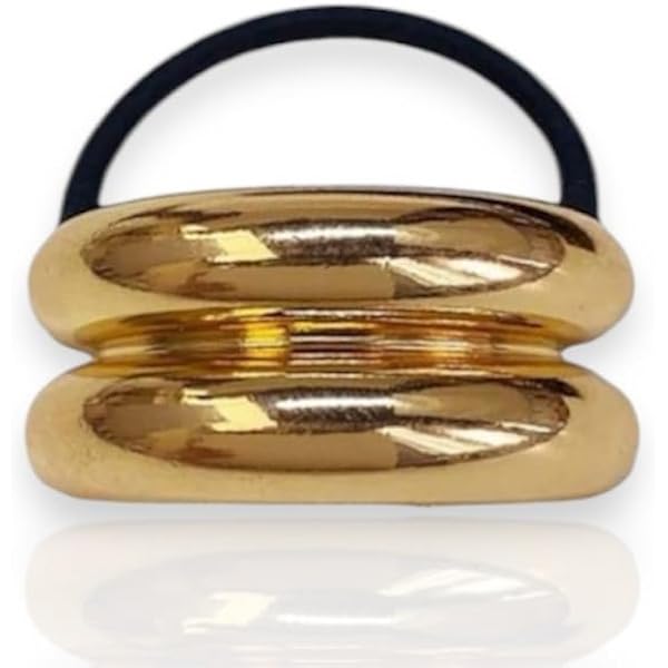 6 Stück Goldene Haarmanschetten Aus Metall – Für Pferdeschwanz, Inkl. Verschiedene Styles