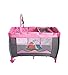 Pink Baby Child Travel Cot Bed Bassinet Play Pen Playpen With Entryway MCC