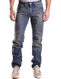 Bikkembergs Hombre MCBI042033O Azul Algodon Jeans