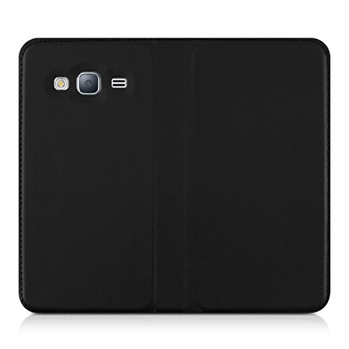 kwmobile Funda para Samsung Galaxy J3 2016 DUOS - Carcasa para m vil de Cuero sint tico - Case Plegable en Negro reviews kwmobile Funda para Samsung Galaxy J3 2016 DUOS - Carcasa para m vil de Cuero sint tico - Case Plegable en Negro