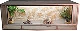 Tropic-Shop OSB Terrarium - Holzterrarium - Front aus massiven Fichtenhholzrahmen - Made In Germany !! (120x50x50cm)