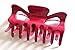 A Pretty Pink Hair Claw Clamp Clip Unique Bull Dog Design Uniqe Curved Style Or Fast ship