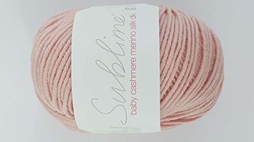 Sublime Baby Cashmere Merino Silk DK 01 Strickwolle, Kaschmerino, Farbe: Ferkel